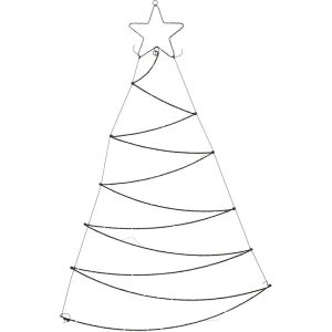 Verlichte Kerstboom - Wanddecoratie - 110cm