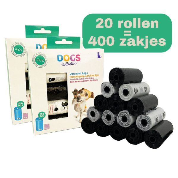 Hondenpoepzakjes - 400 stuks - Biologisch Afbreekbaar