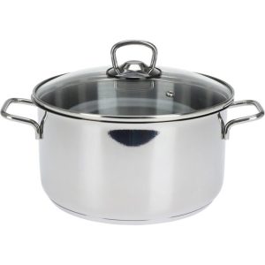 Kookpan - 22 cm - 4.5 liter - RVS - Met deksel