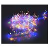 Zilverdraad - cluster - 240LED - multicolor