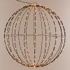 Kerstverlichting - Lichtbol met 320 led - Metaal - 50 cm - met Timer - extra warm wit