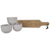 Tapasplank - Apero-serveeer-set - 4-delig