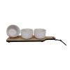 Tapasplank - Apero-serveeer-set - 4-delig