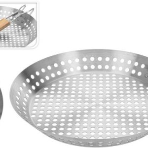 Vaggan Barbecue Grill Pan - met inklapbaar handvat