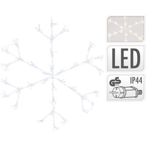 Sneeuwvlok 216LED - 60cm - Warm Wit