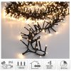 Maxi Cluster Kerstverlichting - 800 led - 12m - warm wit - Timer - Lichtfuncties - Geheugen - Buiten