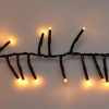 Maxi Cluster Kerstverlichting - 600 led - 9m - extra warm wit - Timer - Lichtfuncties - Geheugen - Buiten